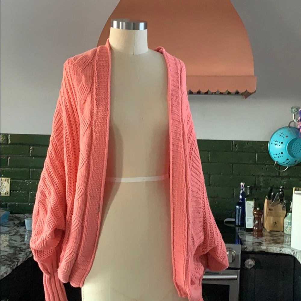 Peach pink sweater